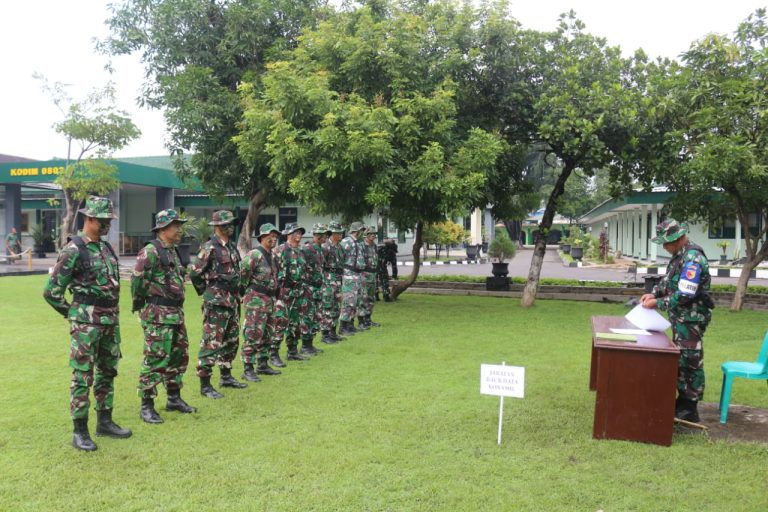 Kodim 0802/Ponorogo Gelar Lator Jab Ter dan Lator Jab Intel TA. 2025