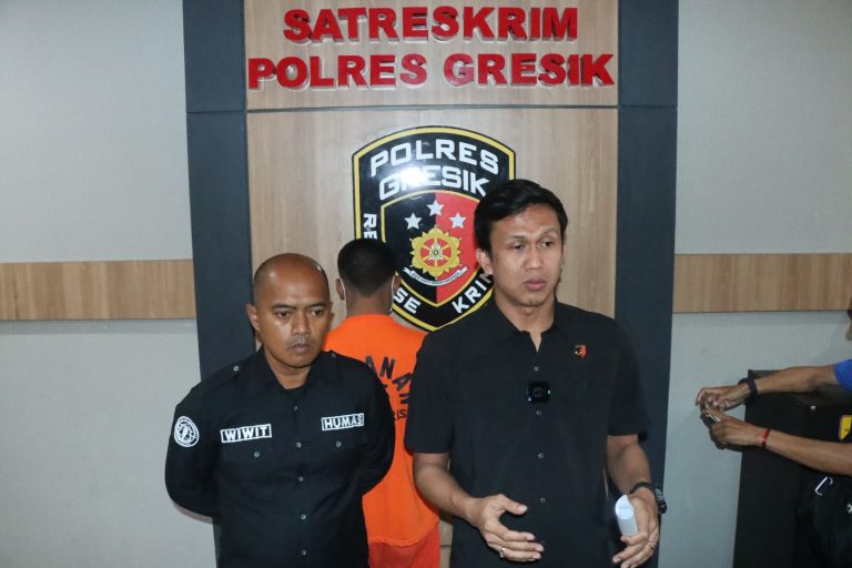 Polisi Berhasil Amankan Terduga Pelaku Kekerasan yang Mengakibatkan Korban MD di Gresik