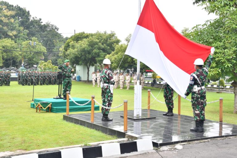 Upacara Bendera 17 Maret 2025, Dandim Ponorogo Baca Amanat Pangdam V/Brawijaya