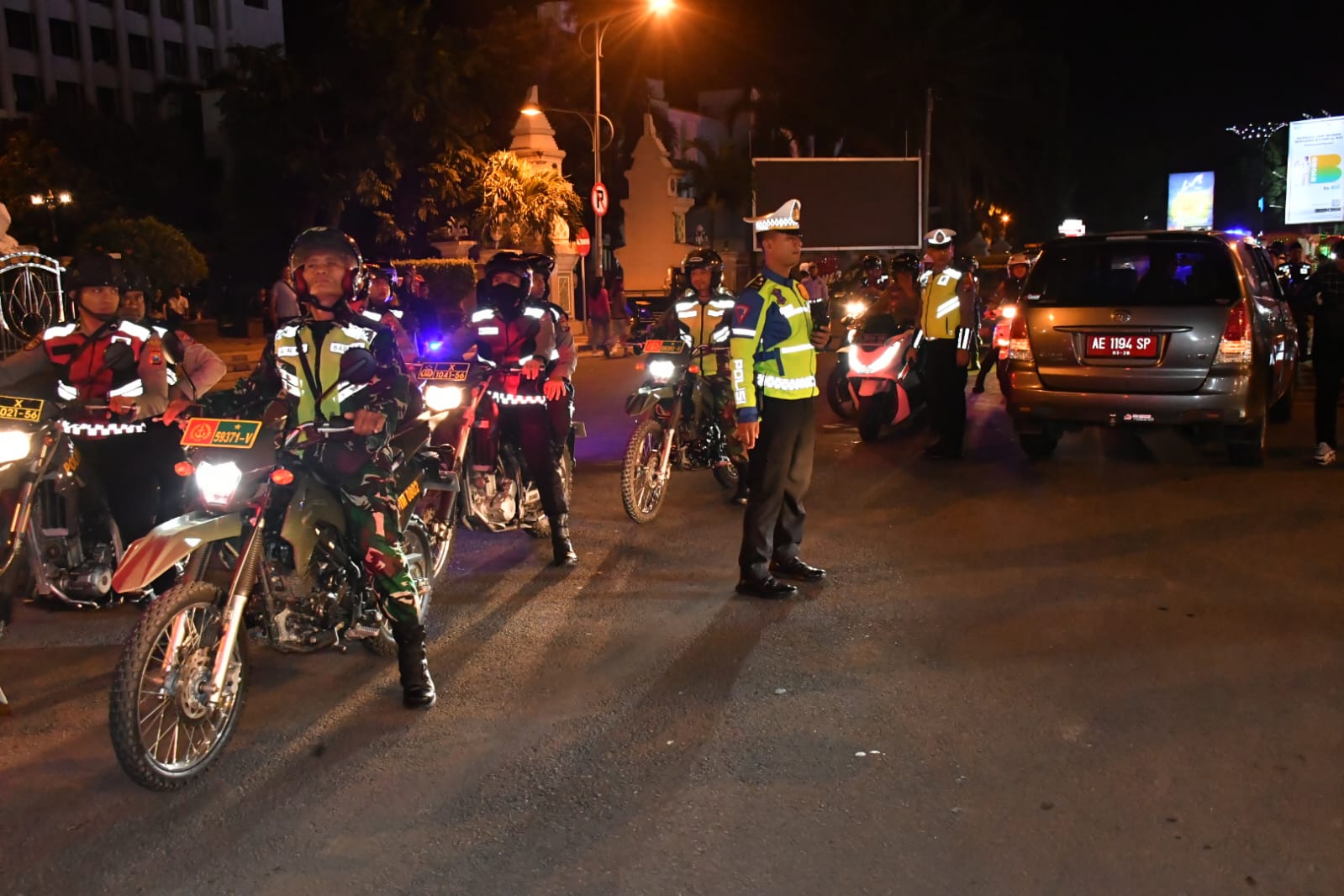 Jelang Perayaan Idul Fitri 1446 H, TNI – Polri di Ponorogo Bersinergi Lakukan Patroli Skala Besar