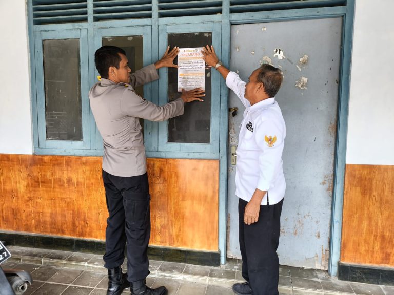 Cegah Bahaya, Bhabinkamtibmas Polsek Somoroto Gencarkan Himbauan Larangan Balon Udara