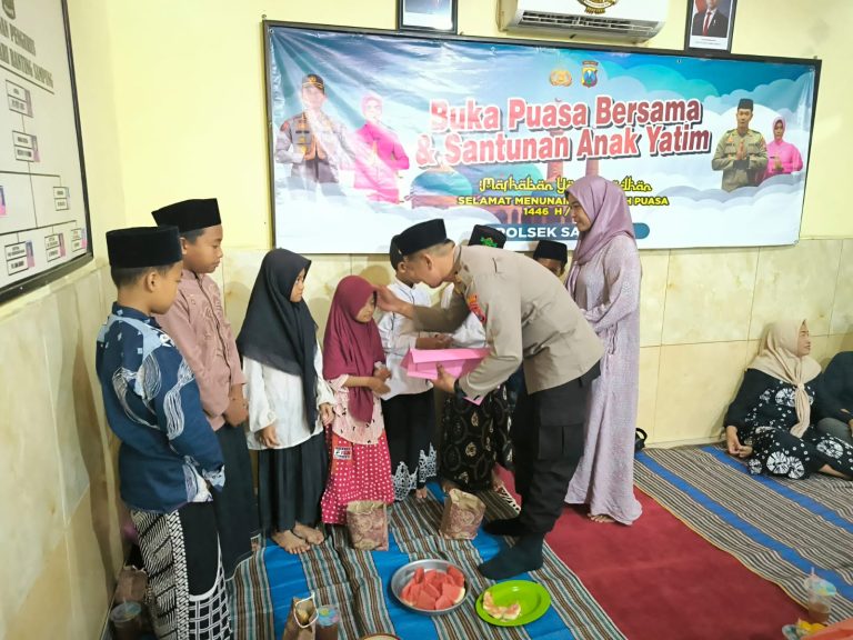 Polsek Sampung Berbagi Berkah Ramadan: Buka Puasa dan Santunan Anak Yatim