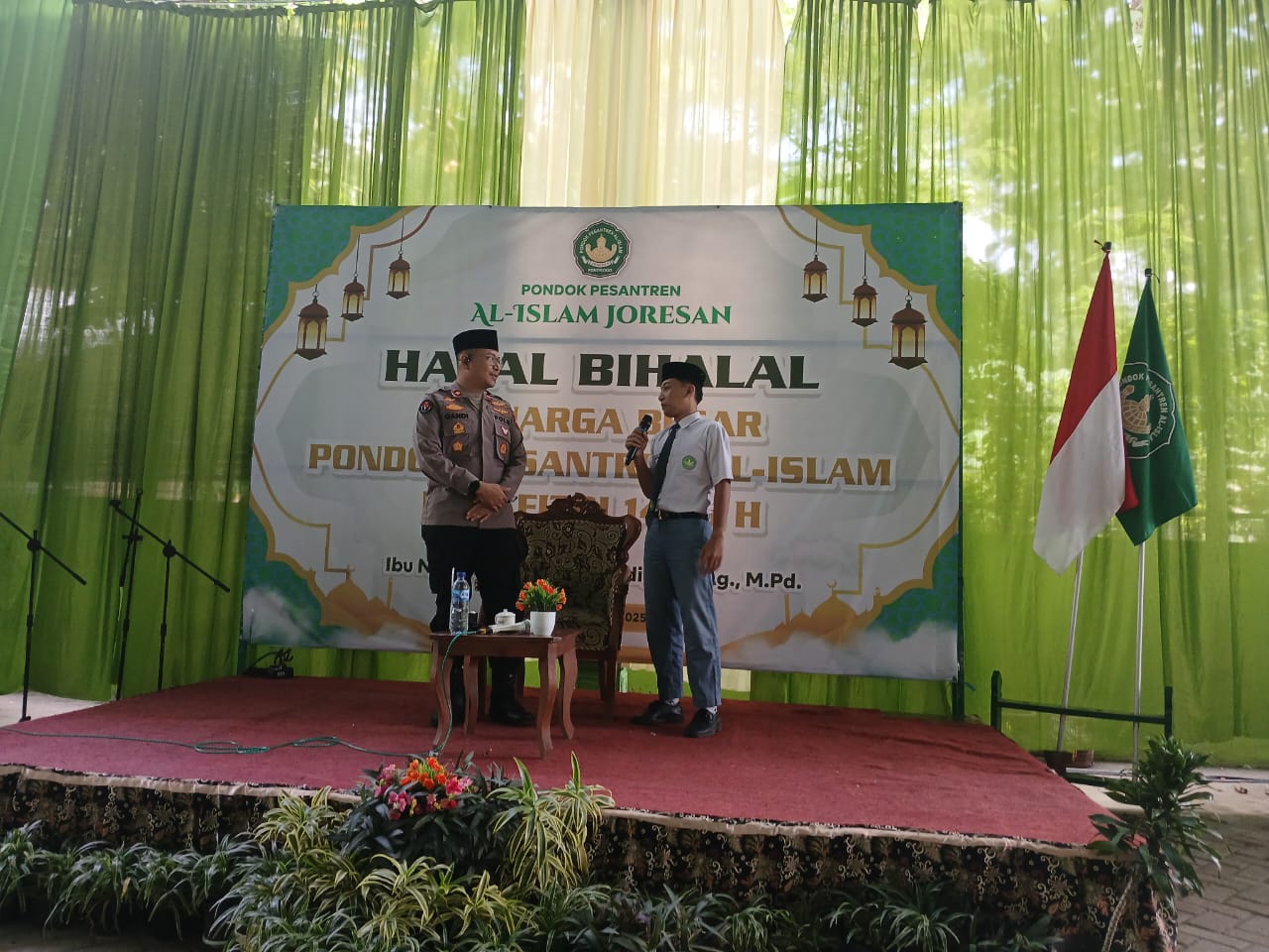 Halal Bihalal Santri PP Al Islam Joresan, Polres Ponorogo Dorong Penguatan Karakter & Tertib Lalu Lintas