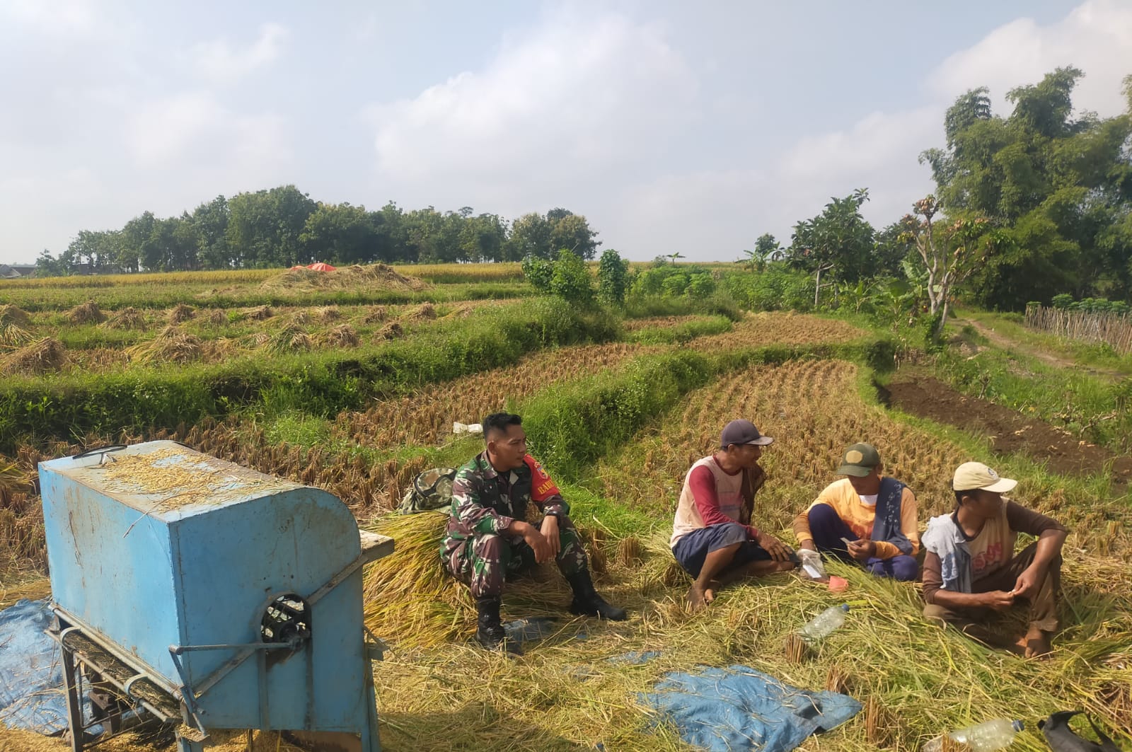 Komsos Sergab, Upaya Babinsa Kodim Ponorogo Makmurkan Petani