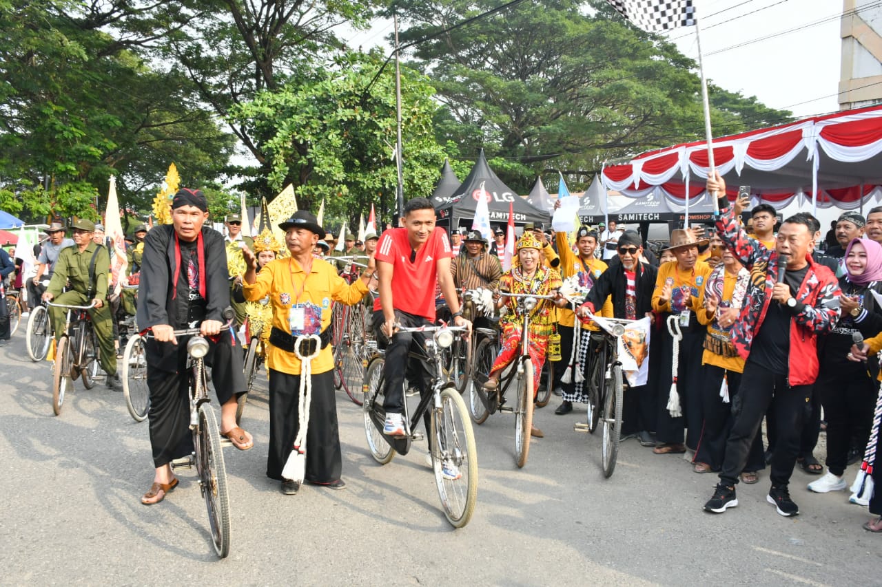Dandim Ponorogo Ikuti Parade Sepeda Tua Nusantara ke – 4 Gowes
