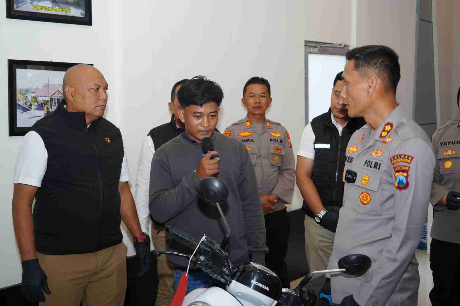 Polisi Gercep, Berhasil Amankan Pelaku Curanmor dan Mengembalikan Motor Korban