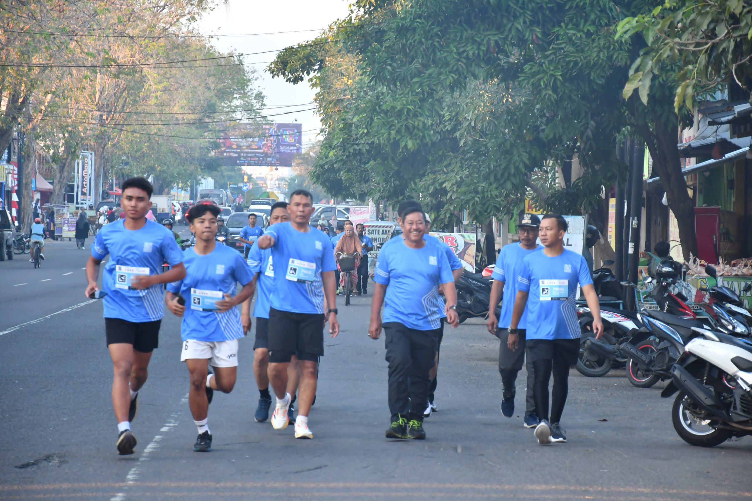 Dandim Ponorogo Ikuti Bhayangkara Run HUT Bhayangkara ke 79