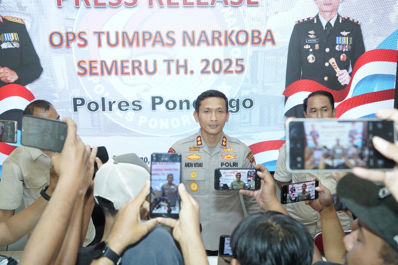 Operasi Tumpas Narkoba di Ponorogo, 11 Pengedar Ditangkap Termasuk Dua Perempuan