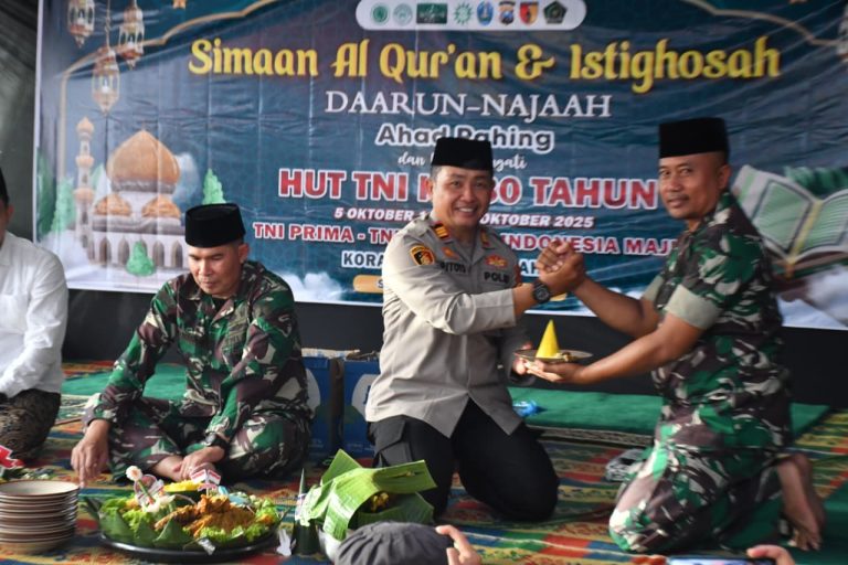 Kodim Ponorogo Gelar Sima’an Alquran dan Istighosah Peringati HUT ke 80 TNI Tahun 2025