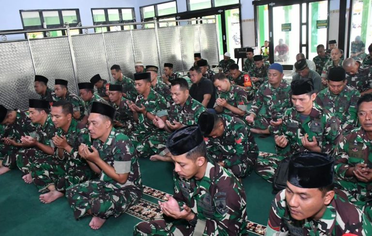 Kodim Ponorogo Gelar Doa Bersama Peringati HUT ke 80 TNI