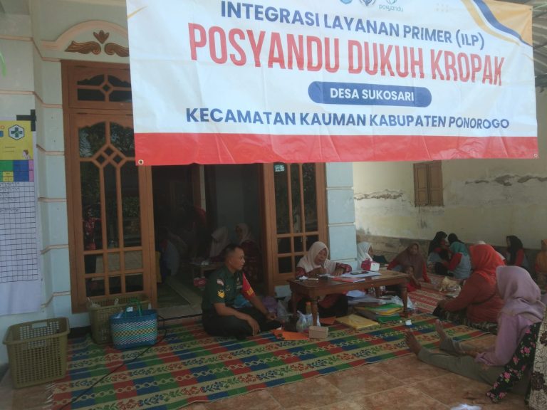 Babinsa Kodim Ponorogo Pendampingan Posyandu ILP