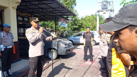 Kapolsek Sukorejo Berikan Arahan Penting dalam Apel Pagi