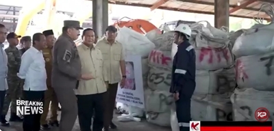 Video Presiden Prabowo Saksikan Penyerahan Barang Rampasan Negara