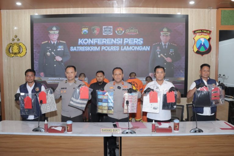 Polres Lamongan Berhasil Amankan Komplotan Ganjal ATM Lintas Provinsi, Pelaku Belajar dari YouTube