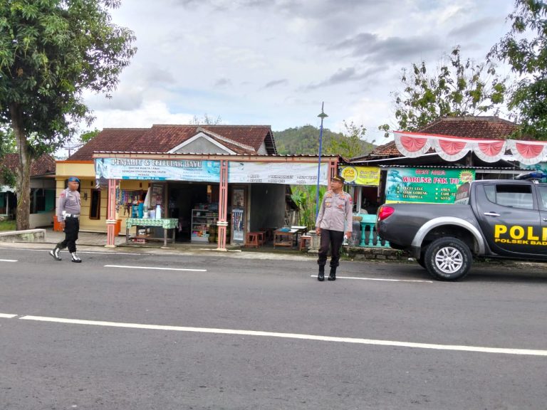 Polsek Badegan Gelar Patroli KRYD Antisipasi 3C, Laka Lantas, dan Bencana Alam