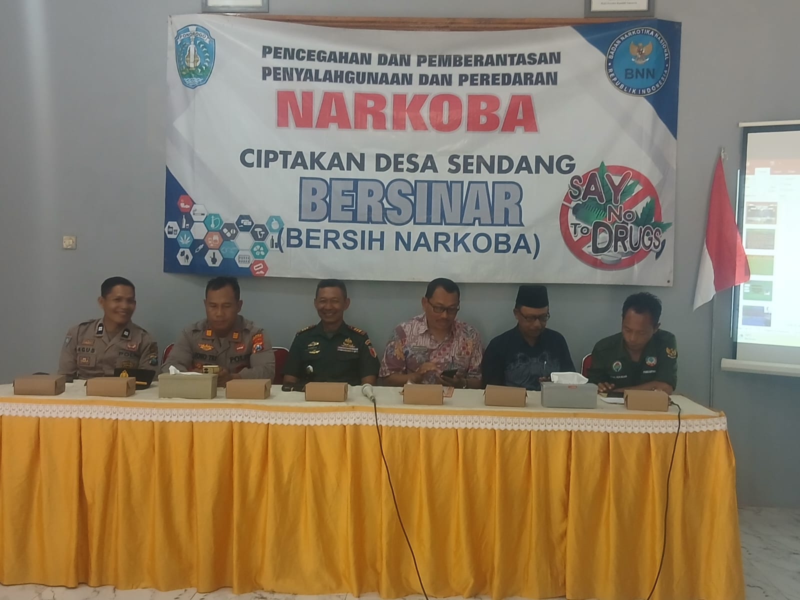 Polsek Ngrayun Gelar Sosialisasi Desa Bersinar di Desa Sendang