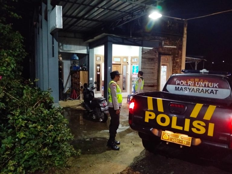 POLSEK PUDAK GELAR PATROLI PRESISI HARKAMTIBMAS ANTISIPASI 3 CEPU DAN LAKA LANTAS