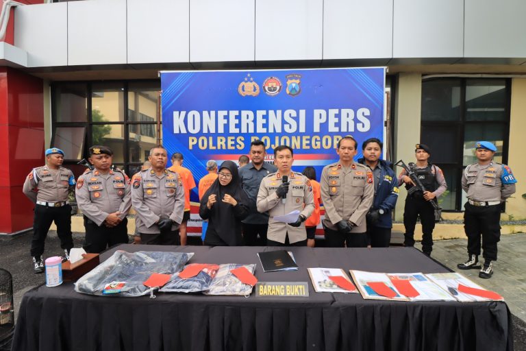 Polres Bojonegoro Amankan 8 Pelaku Kejahatan dalam Operasi Sikat Semeru 2025