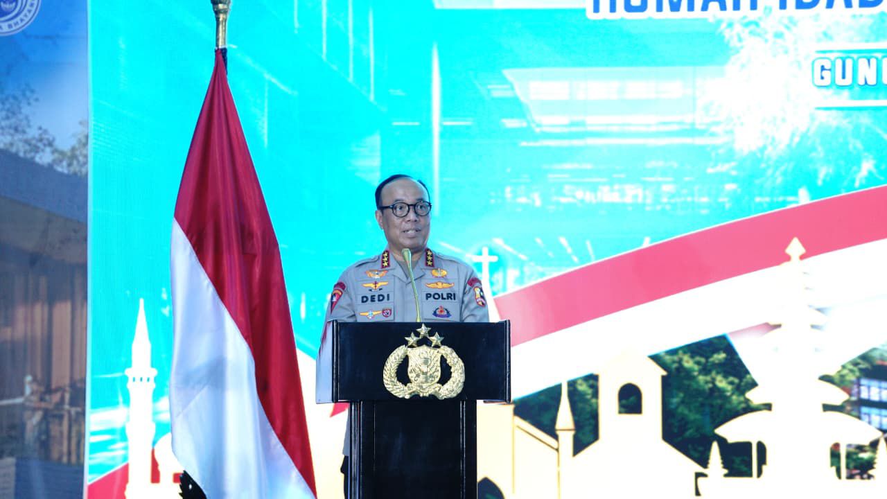 Peletakan Batu Pertama Rumah Ibadah di SMA Kemala Taruna Bhayangkara oleh Wakapolri, Simbol Toleransi dan Persaudaraan Antarumat Beragama