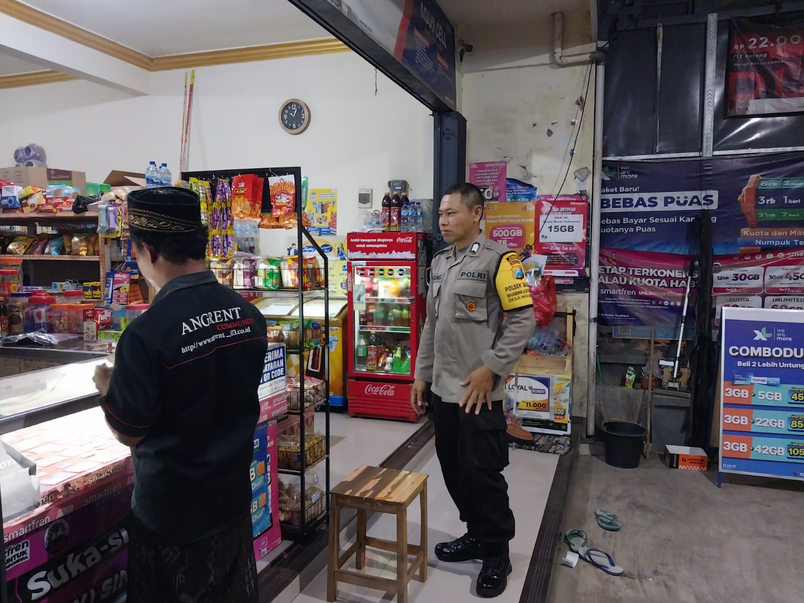 Patroli Presisi Blue Light Polsek Balong Tingkatkan Keamanan Malam Hari