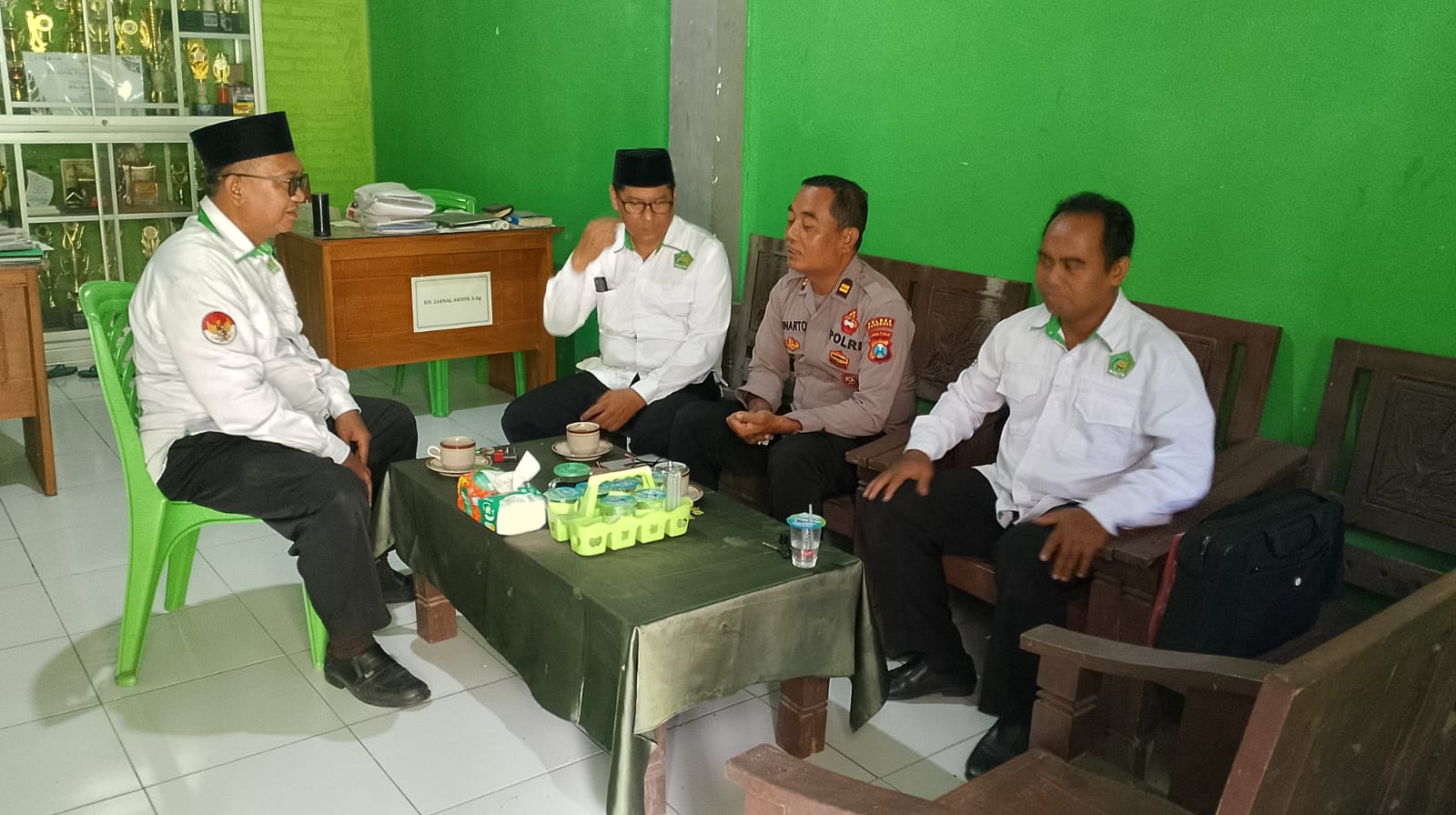 Sosialisasi Penerimaan Siswa SMA Taruna Kemala Bhayangkara,Di Mts Darul Fatah Kec Slahung