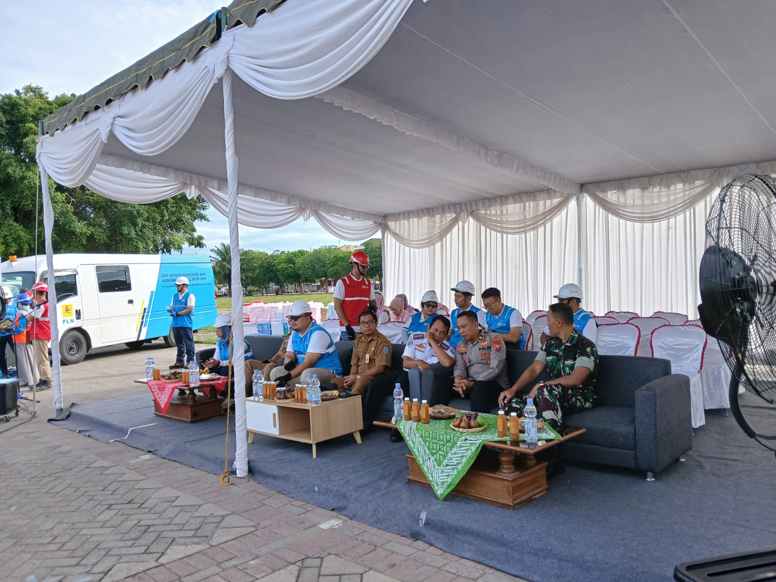 Polsek Ponorogo Hadiri Apel Kesiapan Maraton Tahun 2025 oleh PT PLN UID Jawa Timur