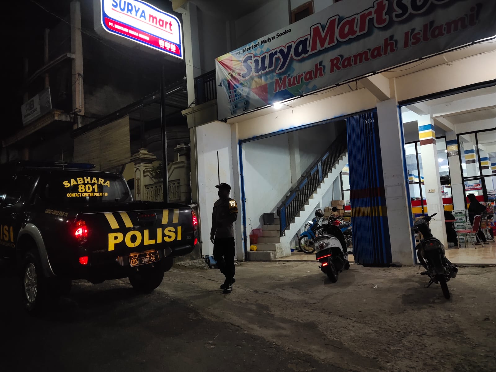 Polsek Ngrayun Gelar Patroli Presisi KRYD Antisipasi 3C dan Bencana Alam