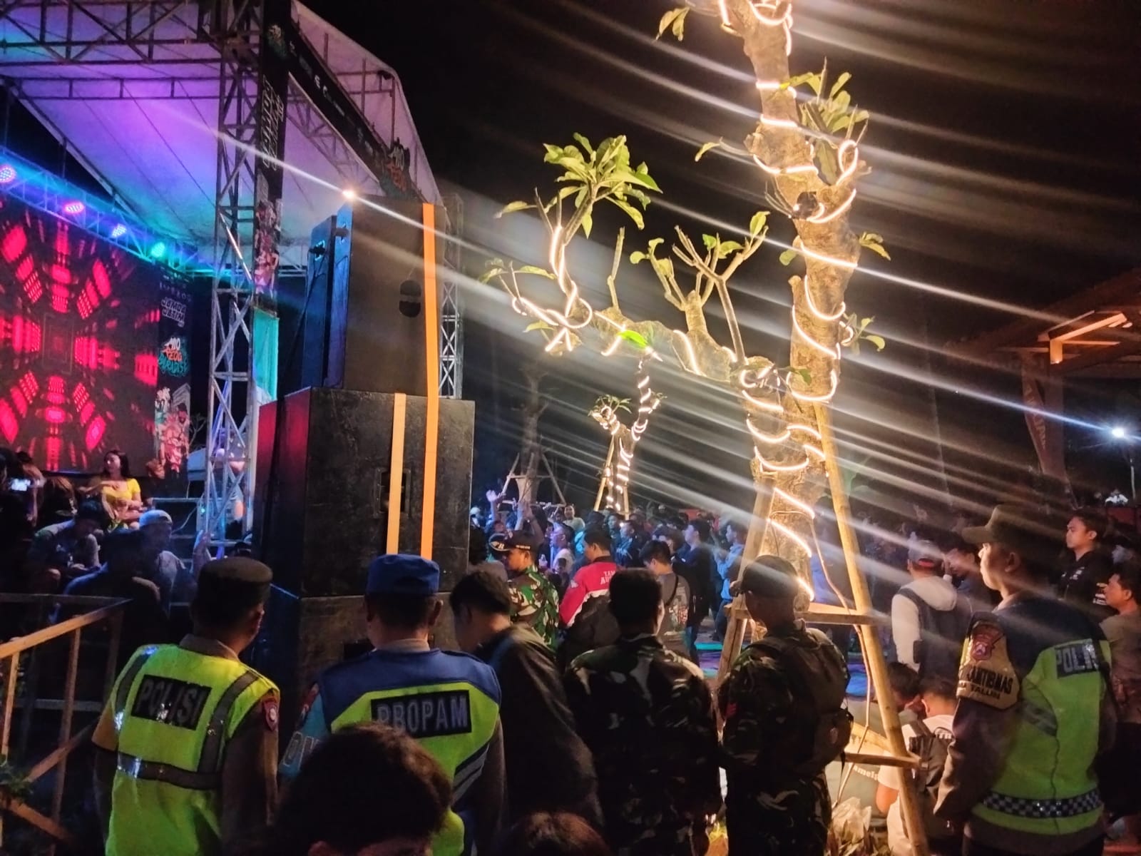 POLSEK NGEBEL AMANKAN ACARA MIO REYOG PARADISE 2025 DI JOGLO PUTRA DEWA