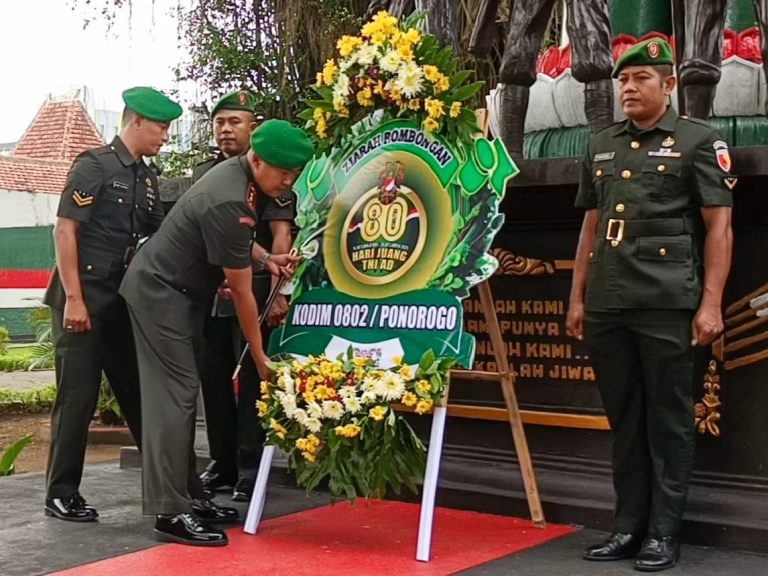 Kodim Ponorogo Gelar Ziarah Rombongan Peringati Hari Juang TNI AD Tahun 2025