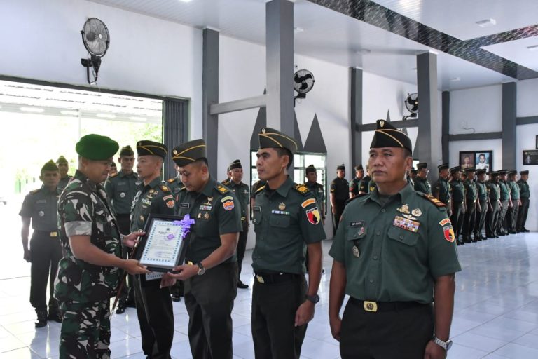 Dandim Ponorogo Pimpin Laporan Korps Anggota Pindah Satuan