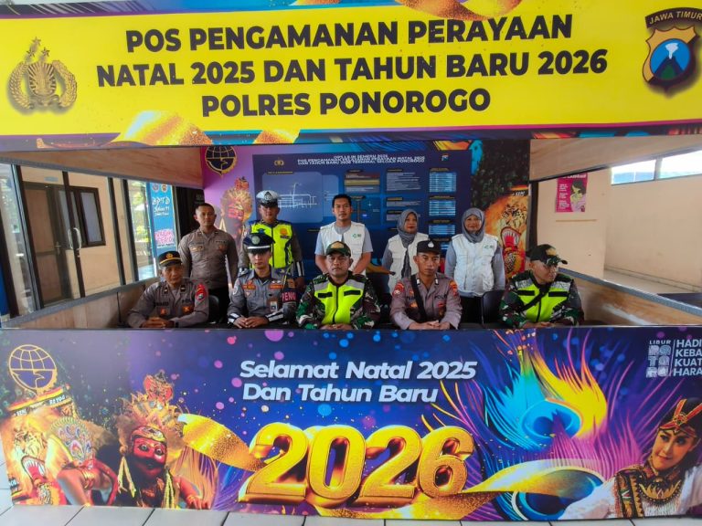 TNI, Polri dan Unsur Terkait di Ponorogo Lakukan Pengamanan Nataru