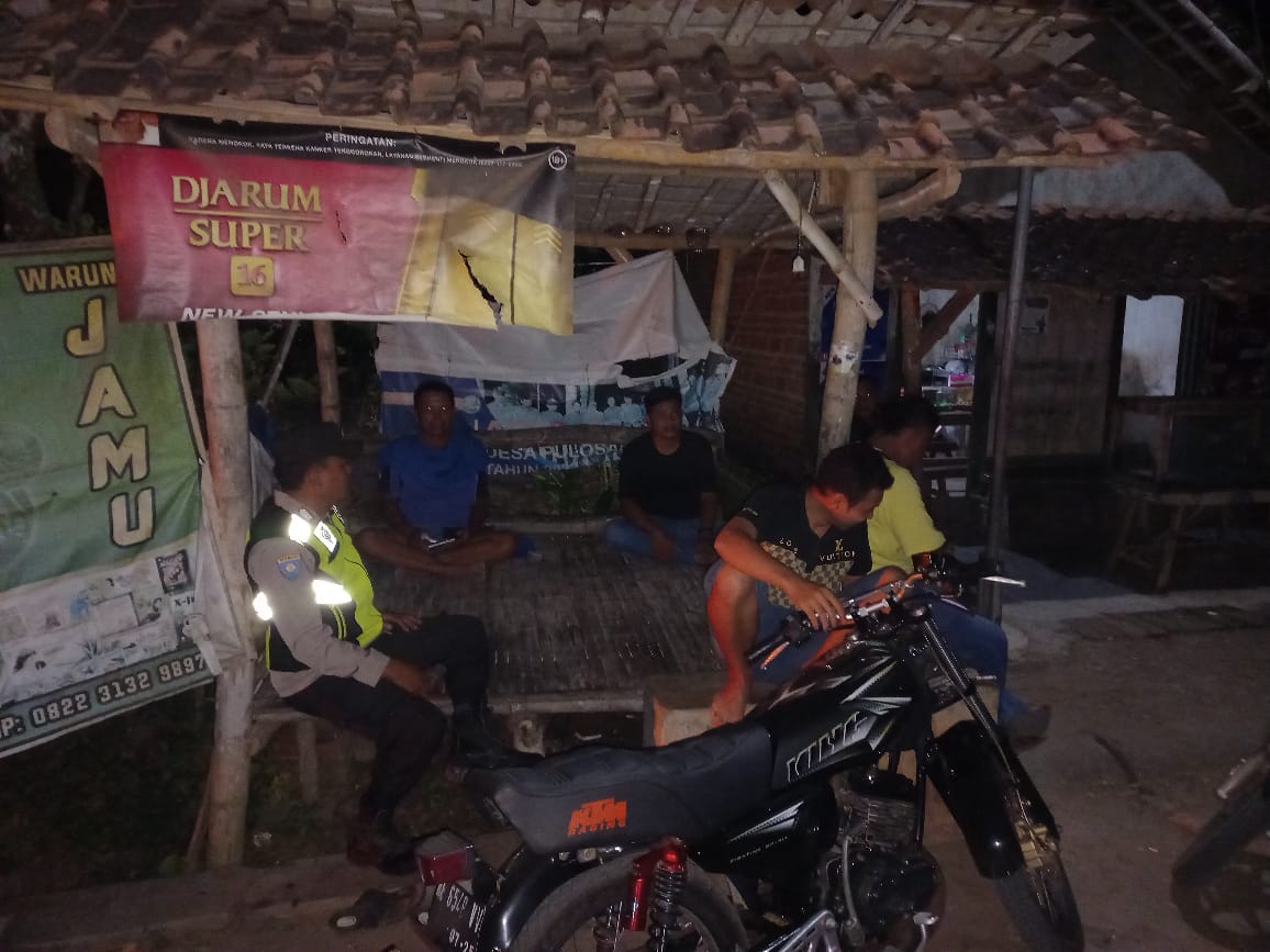 Polsek Jambon Gelar Patroli Blue Light, Antisipasi Balap Liar dan Kejahatan Malam Hari