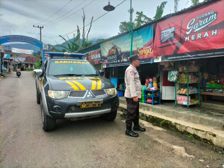 Polsek Pudak Tingkatkan Patroli Harkamtibmas KRYD untuk Ciptakan Situasi Aman dan Kondusif