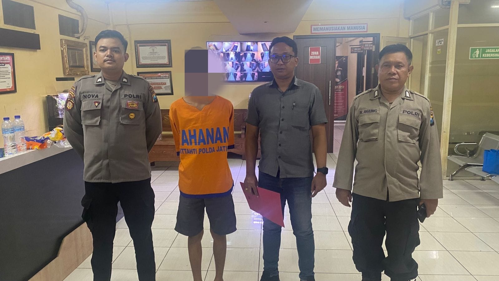 Polres Pelabuhan Tanjungperak Amankan Penjual Motor Hasil Begal Gangster di Bulak Surabaya