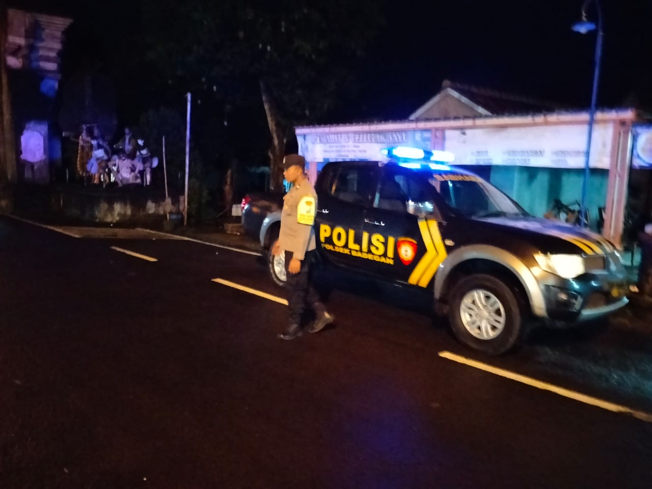 Polsek Badegan Gelar Patroli KRYD, Antisipasi 3C dan Gangguan Kamtibmas