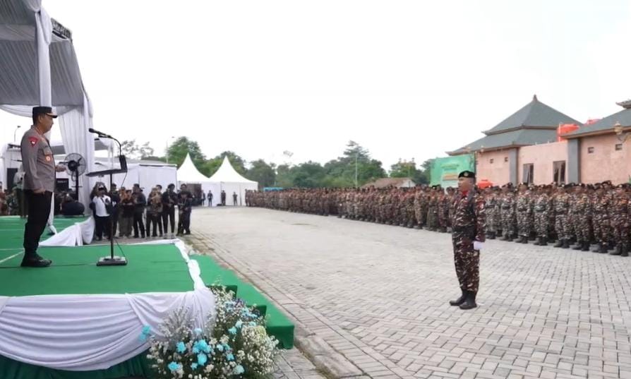 Kapolri Pimpin Apel Kebangsaan, Lepas Ribuan Kader Banser Amankan Nataru