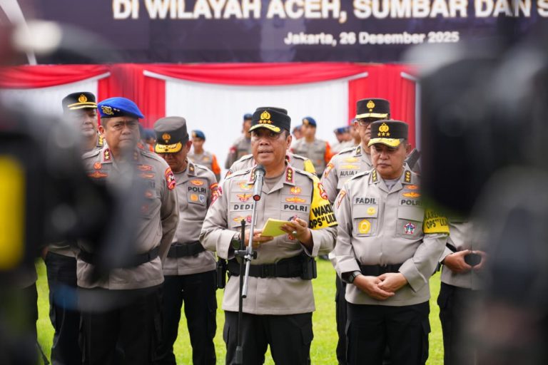 Wakapolri Pimpin Apel Pemberangkatan Personel ke Wilayah Bencana Sumatera, Perkuat Penanganan Pascabencana