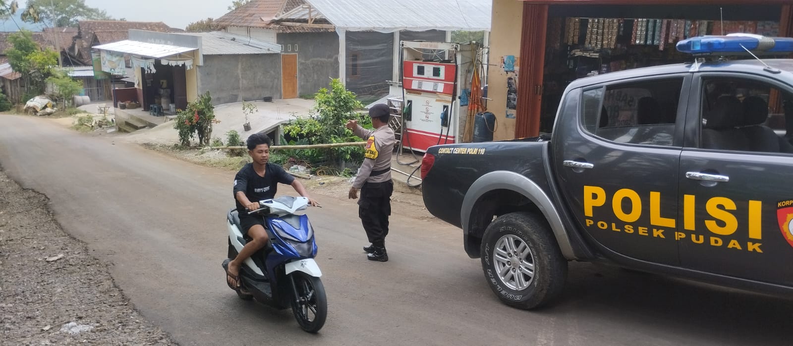 Polsek Pudak Gelar Patroli Harkamtibmas KRYD, Situasi Wilayah Aman dan Kondusif