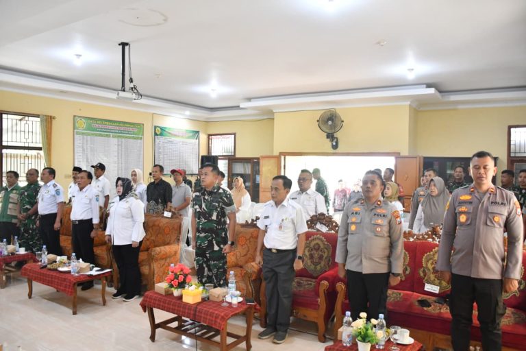 Dandim Ponorogo Hadiri Tasyakuran Swasembada Pangan dan Zoom Meeting Panen Raya Dan Pengumuman Swasembada Pangan Bersama Presiden RI