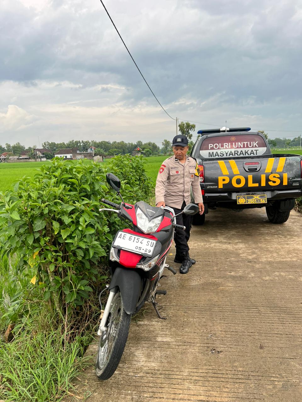 Cegah Curanmor dan Balap Liar, Polsek Slahung Gelar Patroli Harkamtibmas