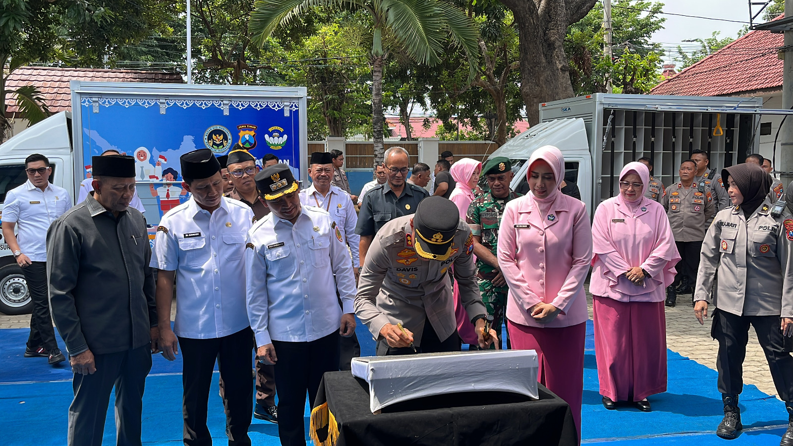 Kapolres Pasuruan Kota Resmikan SPPG YKB, Dukung Program Makan Bergizi Gratis