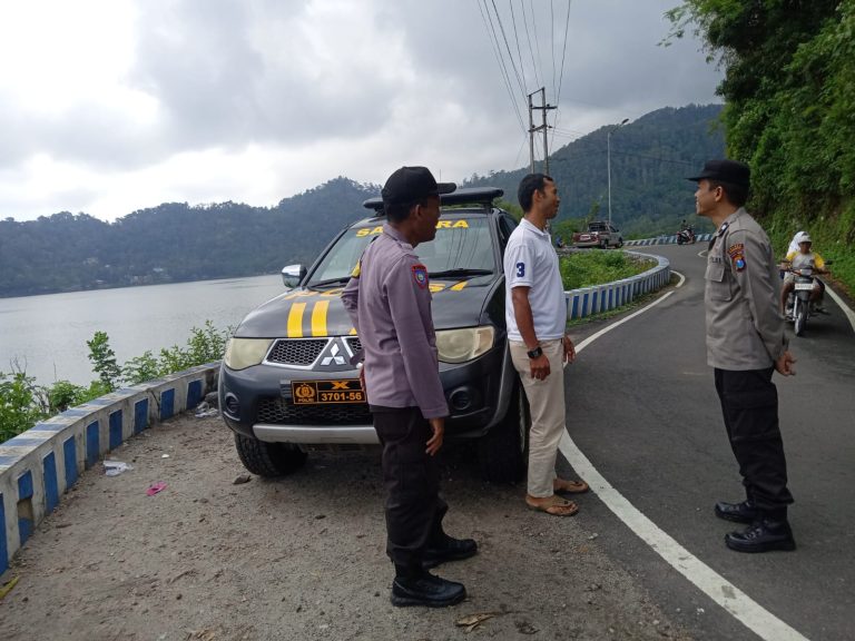 Polsek Ngebel Tingkatkan Patroli Harkamtibmas, Jaga Kondusivitas Wilayah dan Obyek Wisata Telaga Ngebel