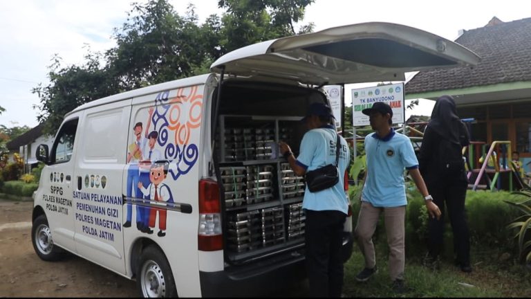 Awal Tahun 2026, 3 SPPG Polres Magetan Kembali Salurkan Program MBG