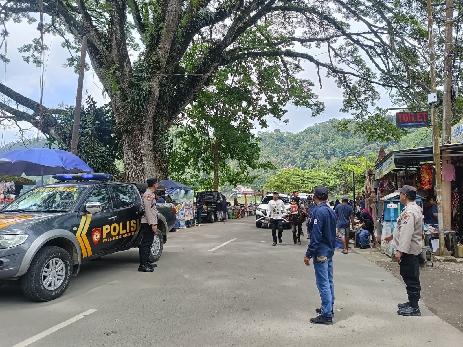 Polsek Ngebel Laksanakan KRYD Patroli Harkamtibmas, Situasi Wilayah Aman dan Kondusif