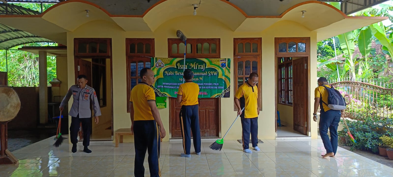 Peringati Isra Mi’raj 1447 H, Polsek Bungkal Gelar Bakti Religi di Mushola Jabal Tsur