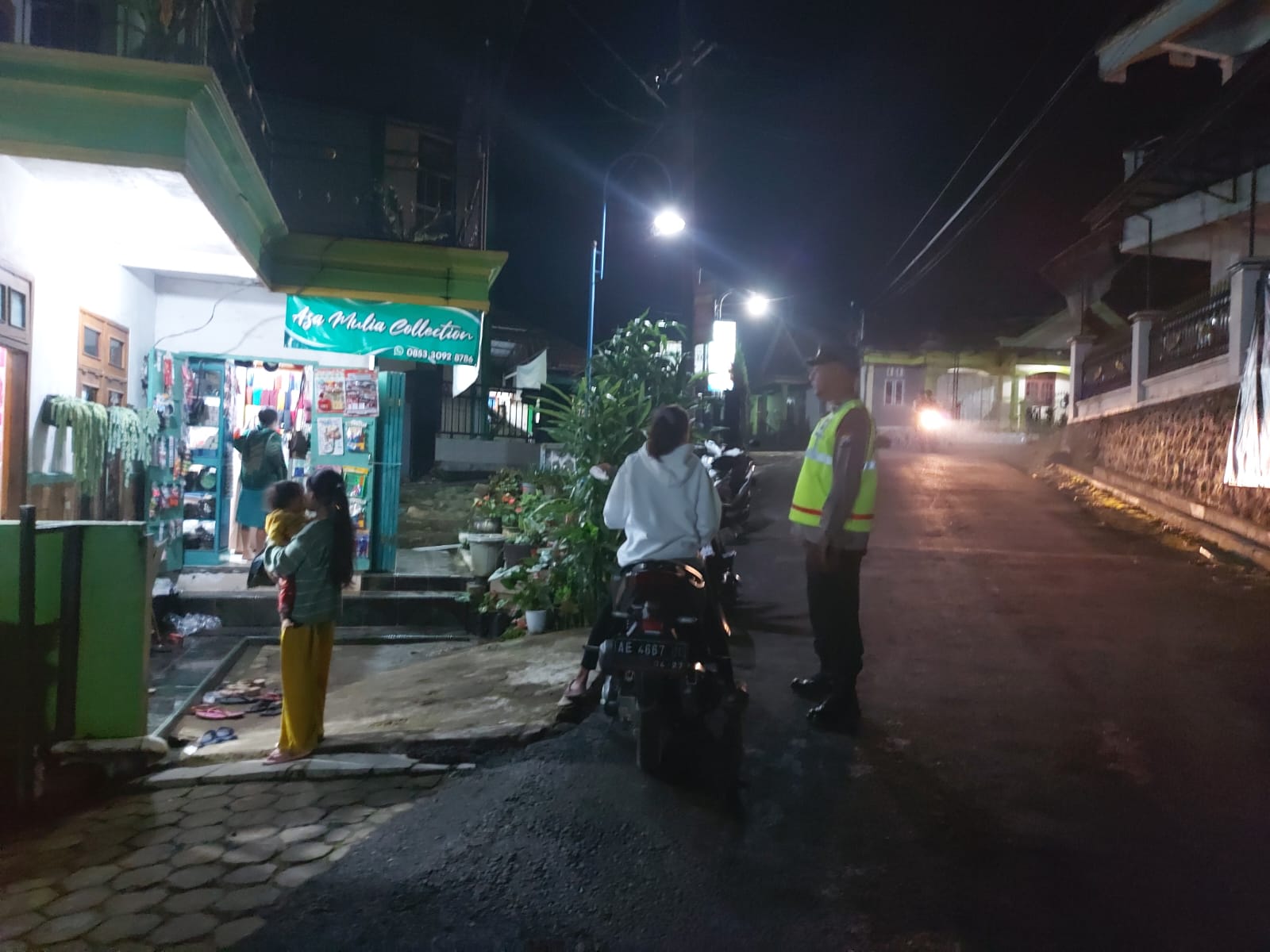 Polsek Pudak Gelar Patroli Blue Light untuk Jaga Keamanan dan Ketertiban Wilayah