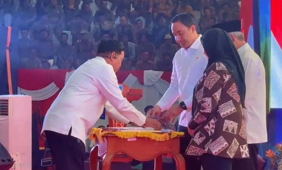 Akselerasi Asta Cita Presiden RI, Mendes dan Kepala BNN Deklarasikan Kabupaten Bersinar Menuju Indonesia Emas