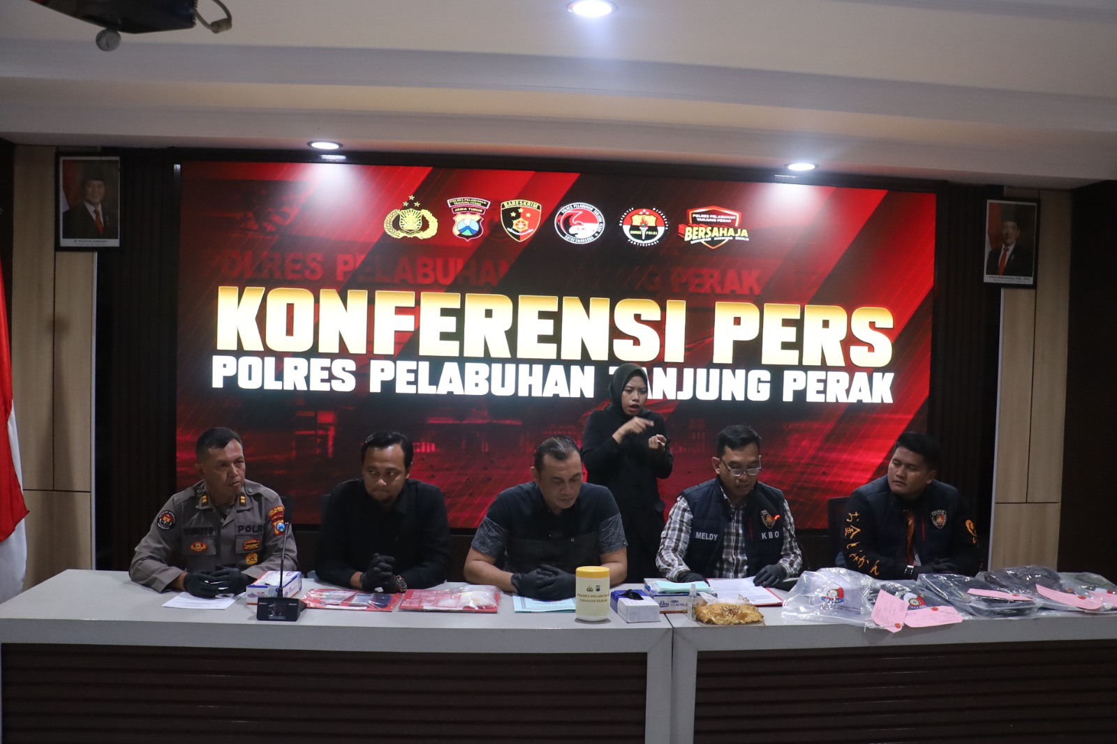 Polres Pelabuhan Tanjungperak Amankan Tersangka Otak Pembunuhan di Wonokusumo