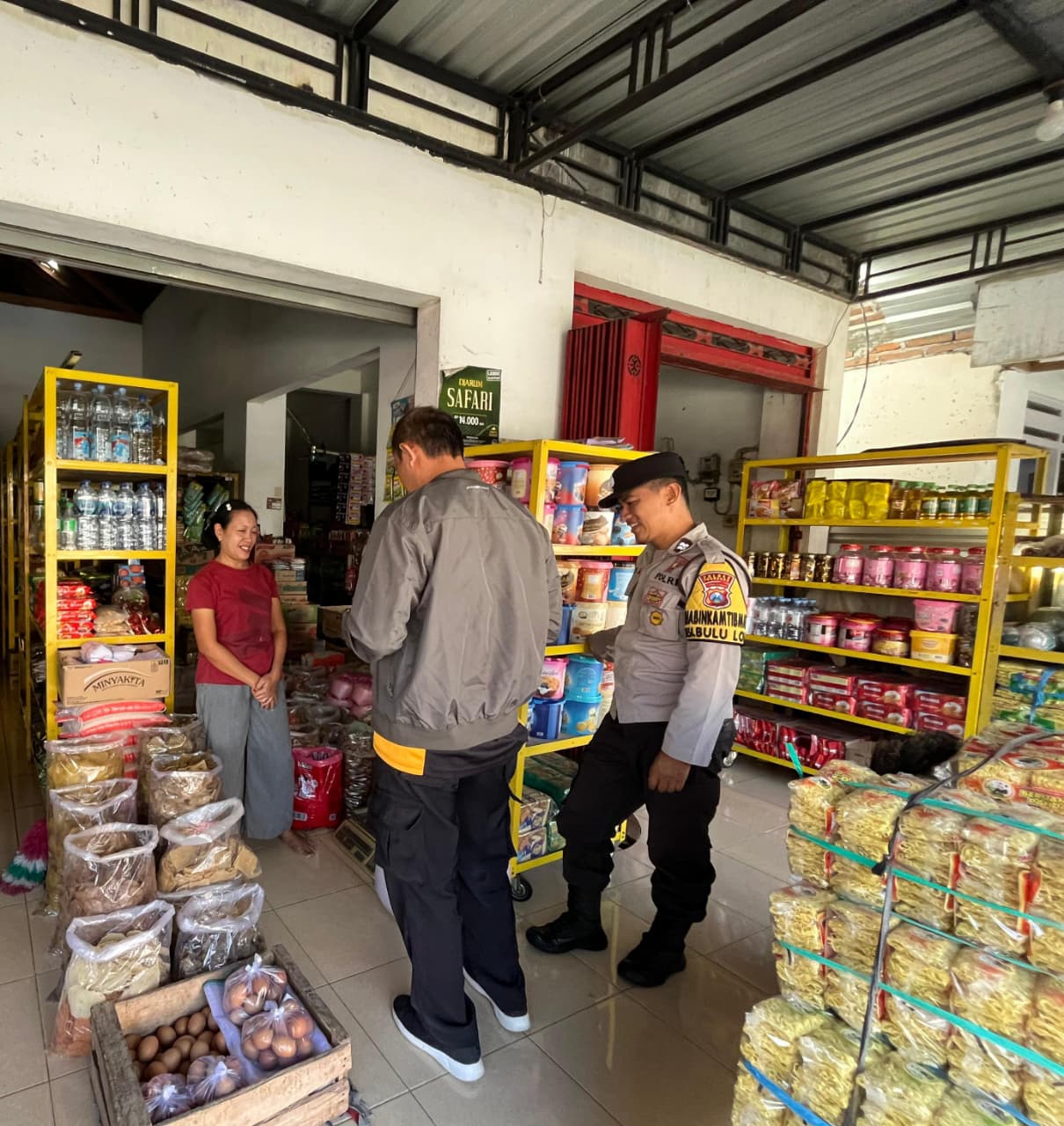 Polsek Jambon Laksanakan Patroli Kewilayahan, Antisipasi 3C dan Gangguan Kamtibmas