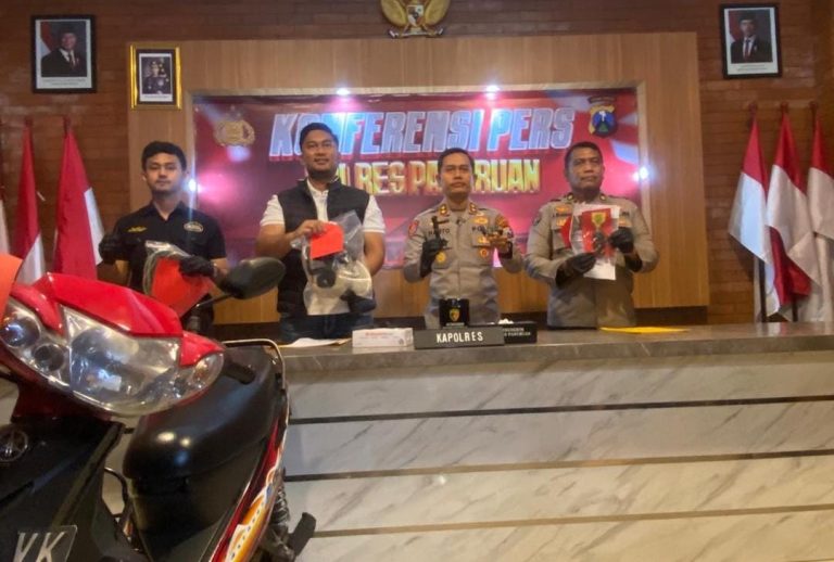 Polres Pasuruan Ungkap Curanmor Lintas Wilayah Dua Tersangka Diamankan